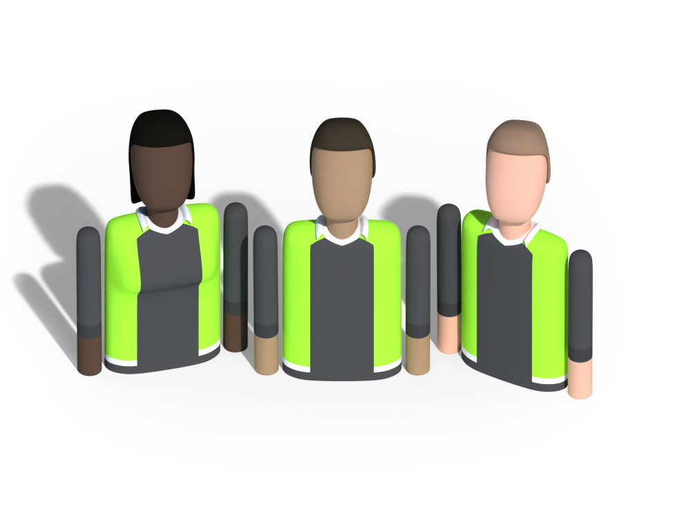 A diverse team